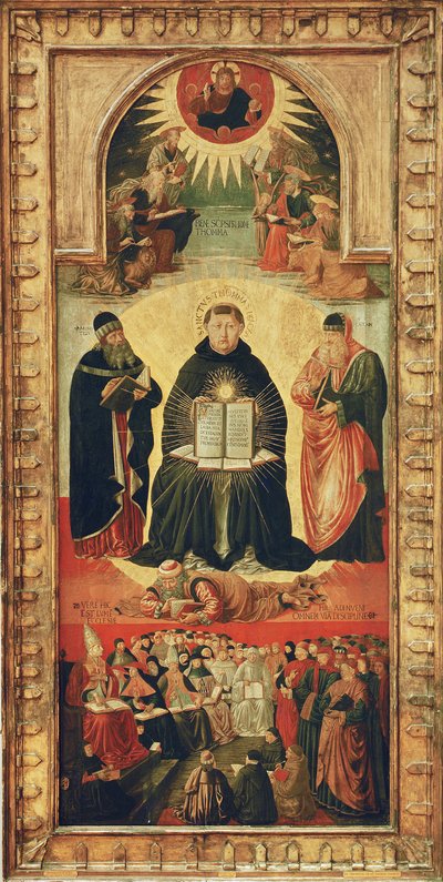 El triunfo de Santo Tomás de Aquino de Benozzo di Lese di Sandro Gozzoli