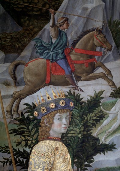 El viaje de los Magos (detalle) de Benozzo di Lese di Sandro Gozzoli