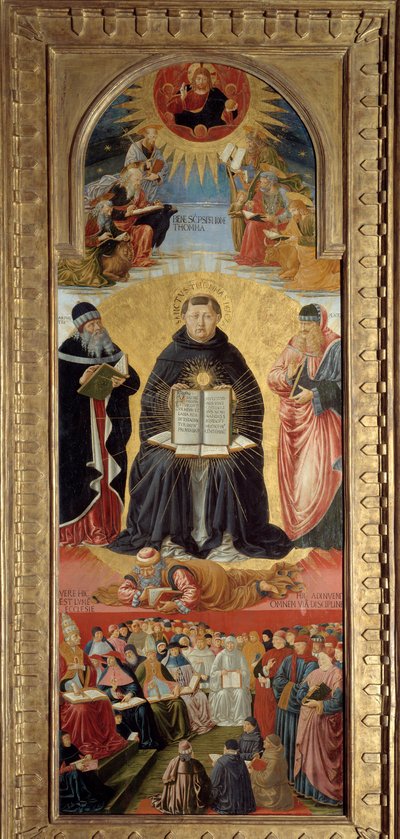 El triunfo de Santo Tomás de Aquino de Benozzo di Lese di Sandro Gozzoli