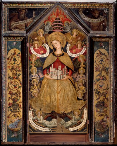 Virgen de los ángeles de Benozzo di Lese di Sandro Gozzoli