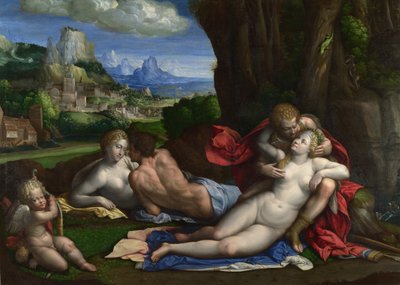 Una Alegoría del Amor, c. 1527-1530 de Benvenuto Tisi da Garofalo