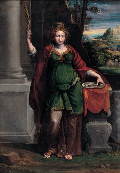 Santa Lucía, 1535-1540 de Benvenuto Tisi da Garofalo