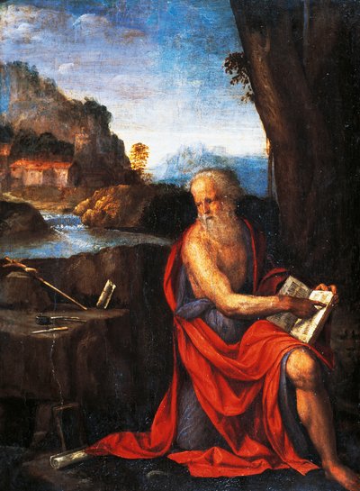 San Jerónimo de Benvenuto Tisi da Garofalo