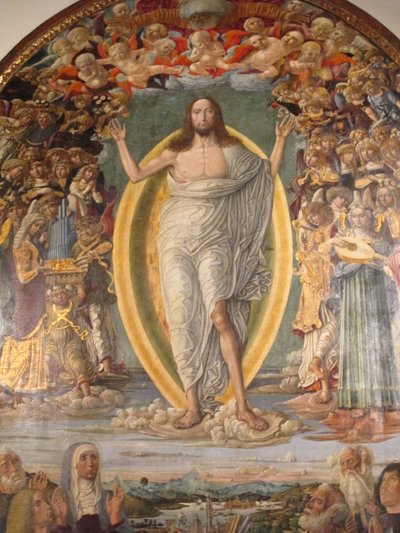 acogida de juan, ascensión de jesús 02 de Benvenuto di Giovanni