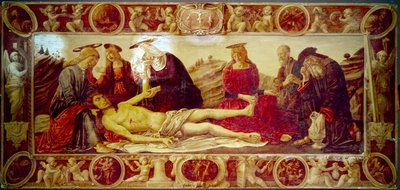 Entierro de Cristo (sobre tabla) de Benvenuto di Giovanni