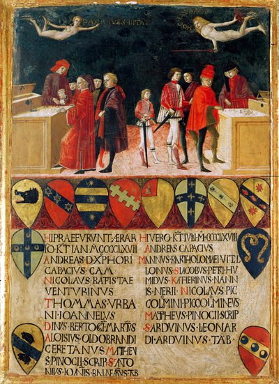 Las Finanzas del Consejo en Tiempos de Guerra y de Paz, 1468 de Benvenuto di Giovanni