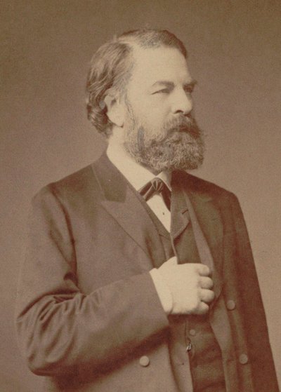 Retrato del violinista y compositor Joseph Joachim 1831-1907, 1887 de Berlin . Photo studio Loescher and
