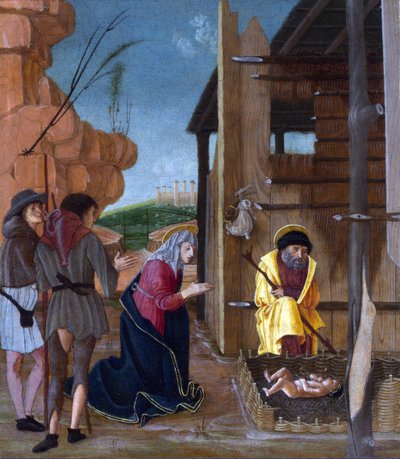 La adoración de los pastores de Bernadino Jacobi Butinone