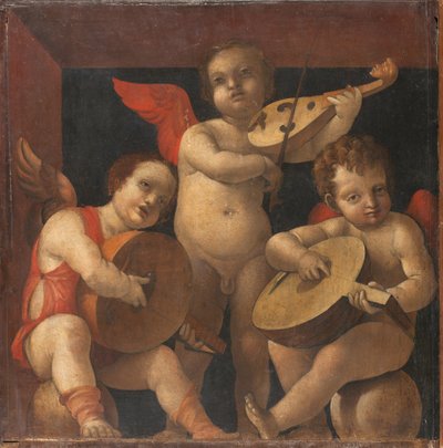 Ángeles músicos de Bernadino Zenale