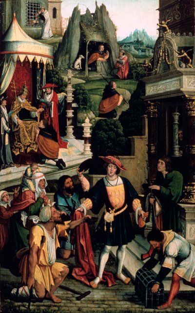 Leyenda de San Roque, siglo XVI de Bernard van Orley