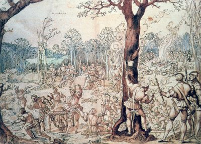 La partida de caza, siglo XVI de Bernard van Orley