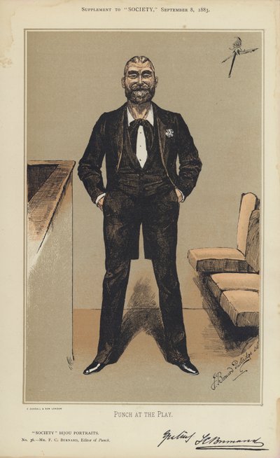 Sr. F C Burnand, Editor de Punch de Bernard (after) Partridge