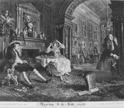 Matrimonio a la moda, Placa 2, (Temprano en la mañana) de Bernard Baron