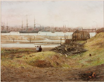 Envíos y Construcción de Barcos en el Tyne de Bernard Benedict Hemy
