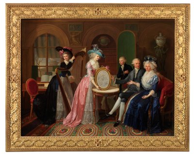 Retrato de la familia Villers de Bernard Duvivier