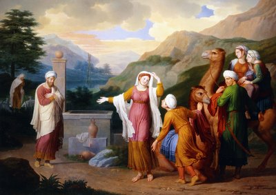 Rebeca en el pozo, 1824 de Bernard Duvivier