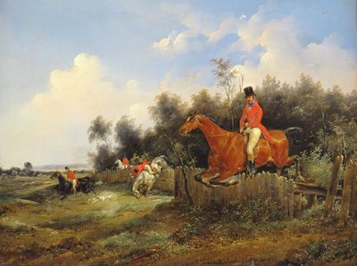 Escena de caza de Bernard Edouard Swebach