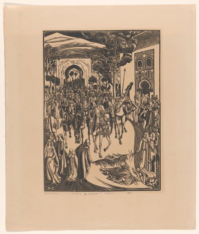 De Intocht (título original del objeto)
Saffia (título original del objeto) de Bernard Essers (signed by artist)