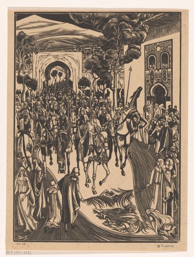 Entrada de Bernard Essers (signed by artist)