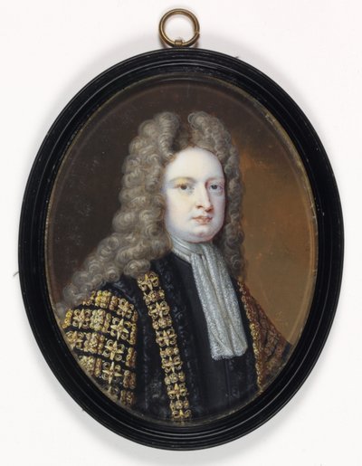 Robert Harley, Presidente de la Cámara de los Comunes de Bernard III Lens