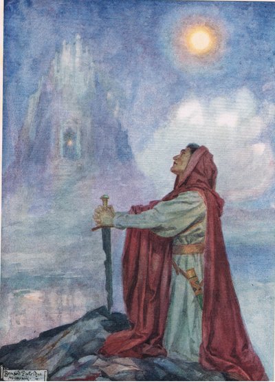 Por eso una paradoja, ilustración de "Rabbi Ben Ezra" de Robert Browning (litografía en color) de Bernard John Partridge
