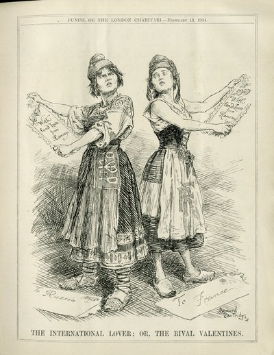 Ilustración de Bernard Partridge (1861-1945) en Punch de Bernard John Partridge