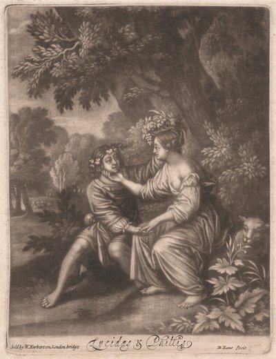 Lycidas y Phillis de Bernard Lens