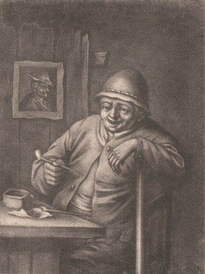 Hombre fumando de Bernard Lens