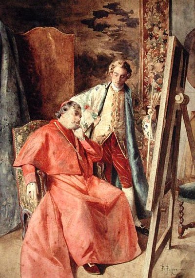 Pintor y prelado de Bernard Louis Borione