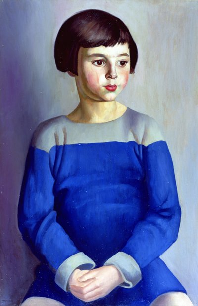 El niño de azul de Bernard Meninsky