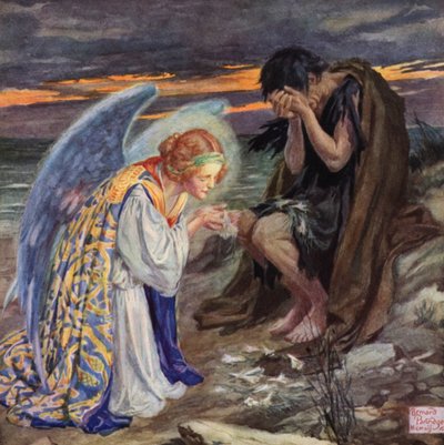 Escena de Fracaso aparente de Robert Browning de Bernard Partridge