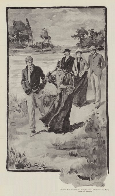 Las Extrañas Aventuras de una Casa-Flotante, por William Black de Bernard Partridge