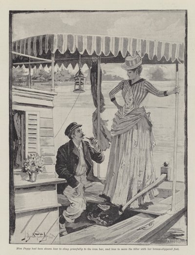 Las extrañas aventuras de una casa-barco, por William Black de Bernard Partridge