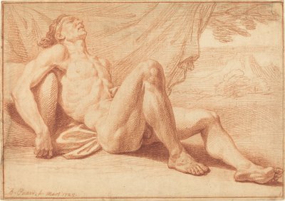 Desnudo Masculino Reclinado de Bernard Picart