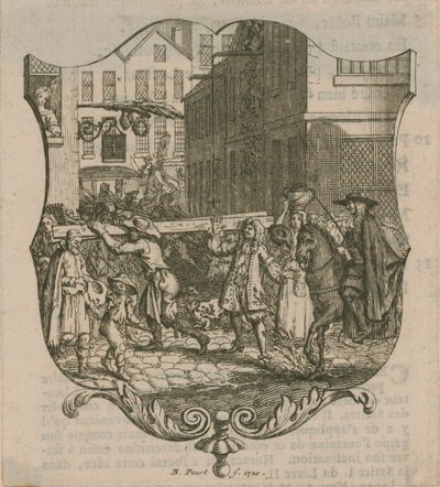 Una escena de Londres, 1720 de Bernard Picart