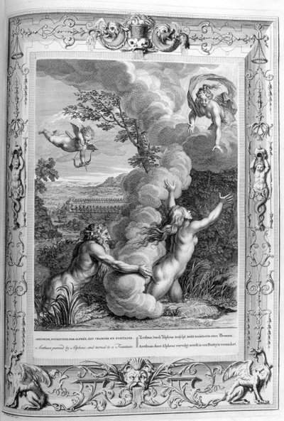 Arethusa (grabado) de Bernard Picart