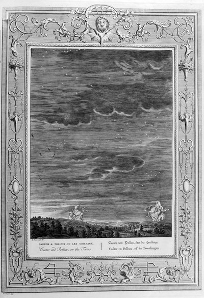 Cástor y Pólux, 1733 de Bernard Picart