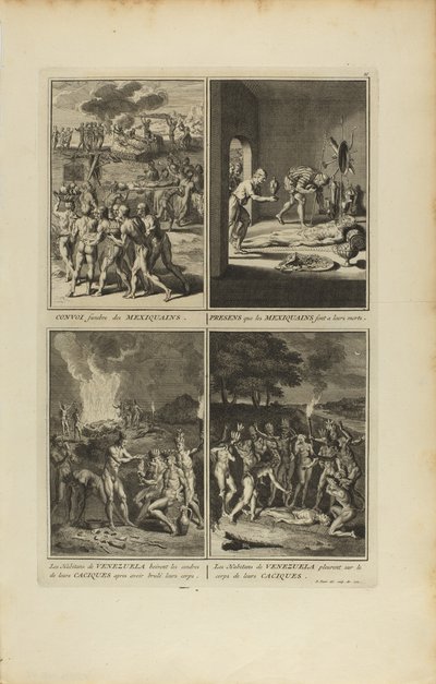 Mexican funeral convoy/Presens que les Mexiquains...les Habitans de Venezuela.../ de Bernard Picart