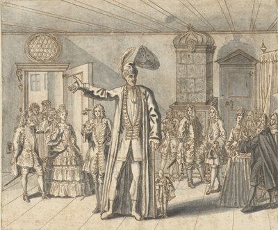 El gigante Cajanus en Haarlem de Bernard Picart