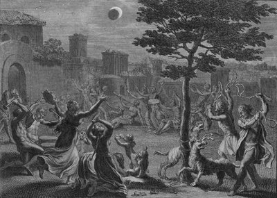 Desolación de los Peruanos durante el Eclipse de Luna, 1723 de Bernard Picart