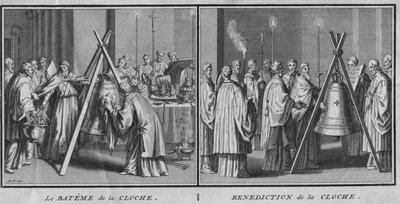 Le Bateme de la Cloche y Benediction de la Cloche, 1724 de Bernard Picart