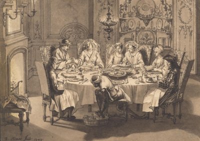 Comida durante la Pascua judía entre los judíos portugueses de Bernard Picart