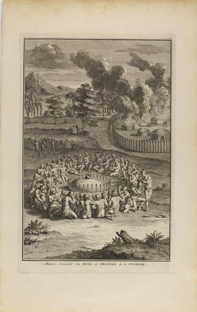 Enseñar a los reyes y sacerdotes de Florida de Bernard Picart