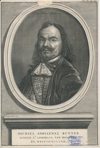 Michiel de Ruyter 1607-1676 Centro del Patrimonio Rozet 300 191 d 2 A-51 de Bernard Picart