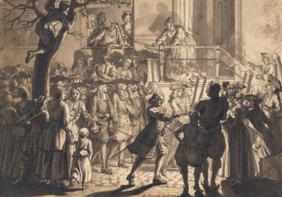 Procesión de los esposos de la Ley de Bernard Picart
