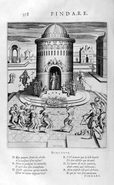Píndaro, 1615 de Bernard Picart