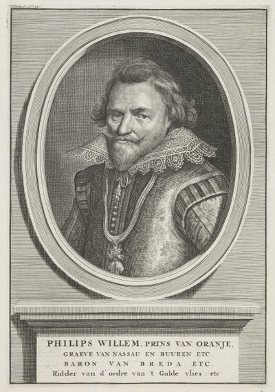 Retrato de Philip William, Príncipe de Orange de Bernard Picart