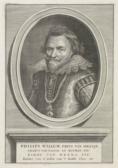 Retrato de Philip William, Príncipe de Orange de Bernard Picart