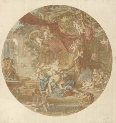 Rinaldo en Armida de Bernard Picart