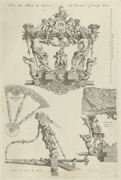 Carroza de gala del duque de Ossuna, 1713 de Bernard Picart